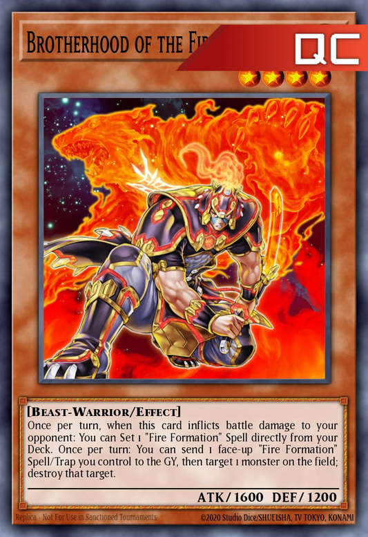 Brotherhood of the Fire Fist – Bear - RA04-EN198 - 1st Edition - Quarter Century Secret Rare