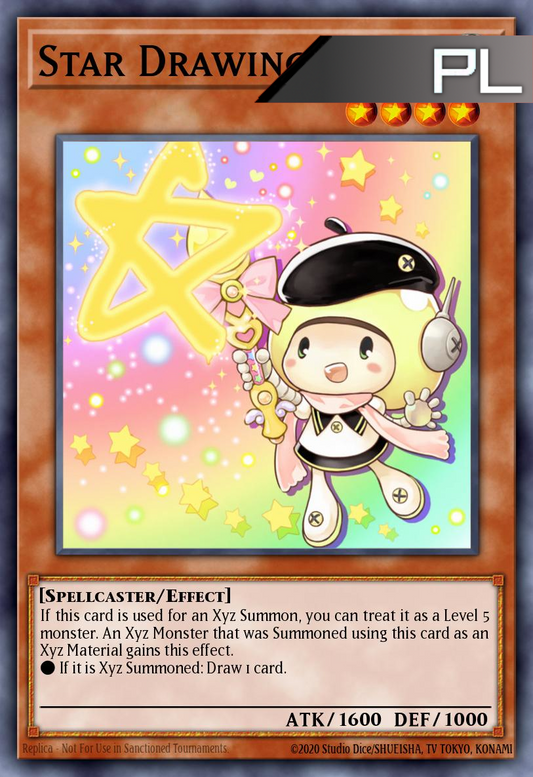 Star Drawing - RA04-EN199 - 1st Edition - Platinum Secret Rare