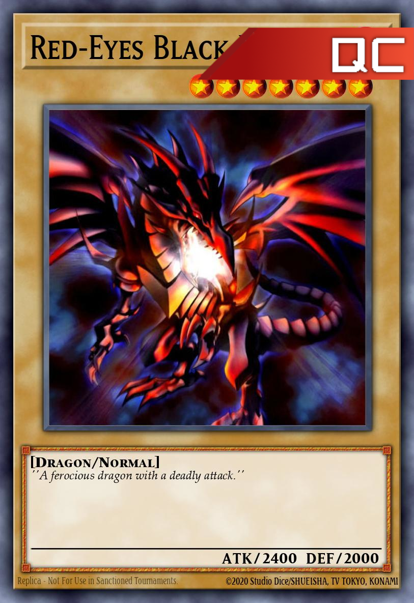 Red-Eyes Black Dragon (3rd OCG artwork) - RA04-EN109 - 1st Edition - Quarter Century Secret Rare