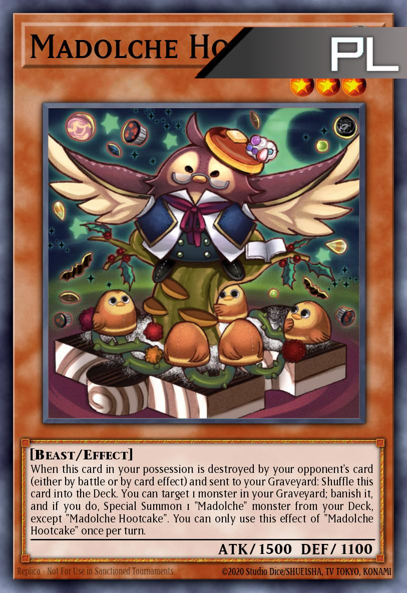 Madolche Hootcake - RA04-EN206 - 1st Edition - Platinum Secret Rare