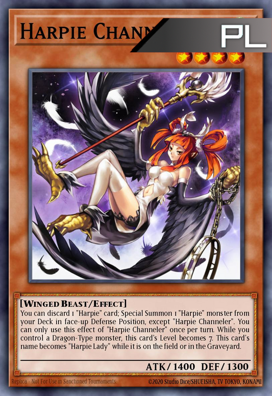 Harpie Channeler - RA04-EN207 - 1st Edition - Platinum Secret Rare
