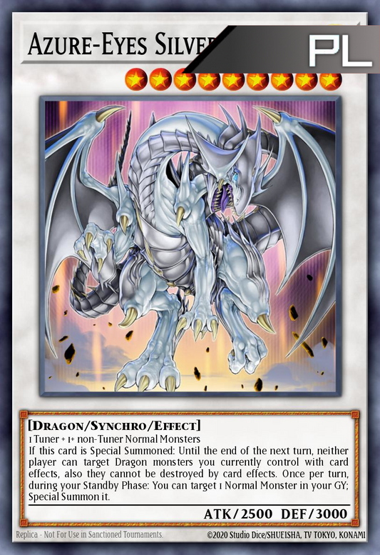 Azure-Eyes Silver Dragon - RA04-EN208 - 1st Edition - Platinum Secret Rare