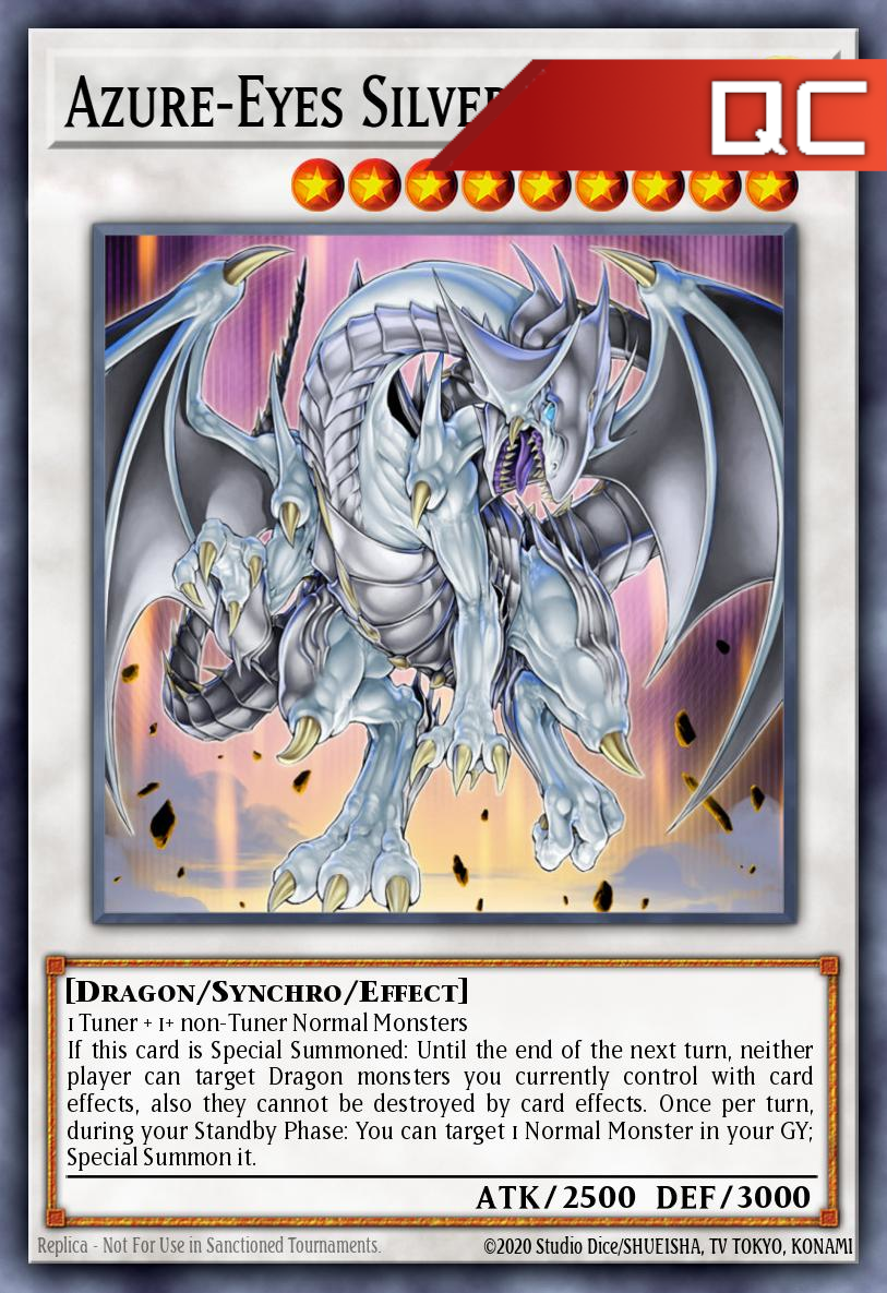 Azure-Eyes Silver Dragon - RA04-EN208 - 1st Edition - Quarter Century Secret Rare