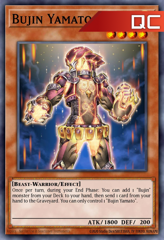 Bujin Yamato - RA04-EN209 - 1st Edition - Quarter Century Secret Rare