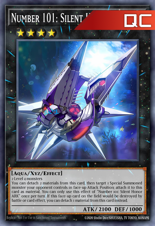 Number 101: Silent Honor Ark - RA04-EN211 - 1st Edition - Quarter Century Secret Rare