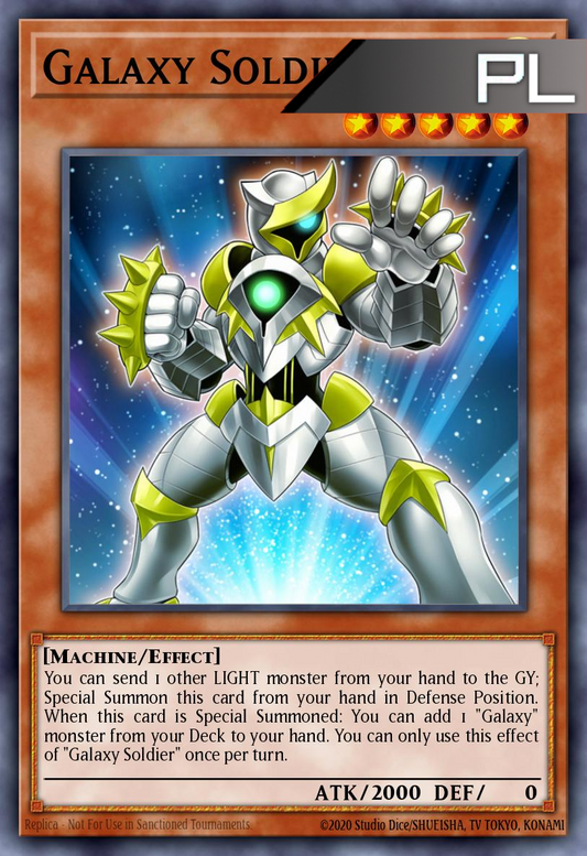 Galaxy Soldier - RA04-EN219 - 1st Edition - Platinum Secret Rare