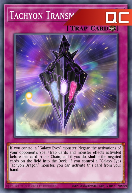 Tachyon Transmigration - RA04-EN220 - 1st Edition - Quarter Century Secret Rare