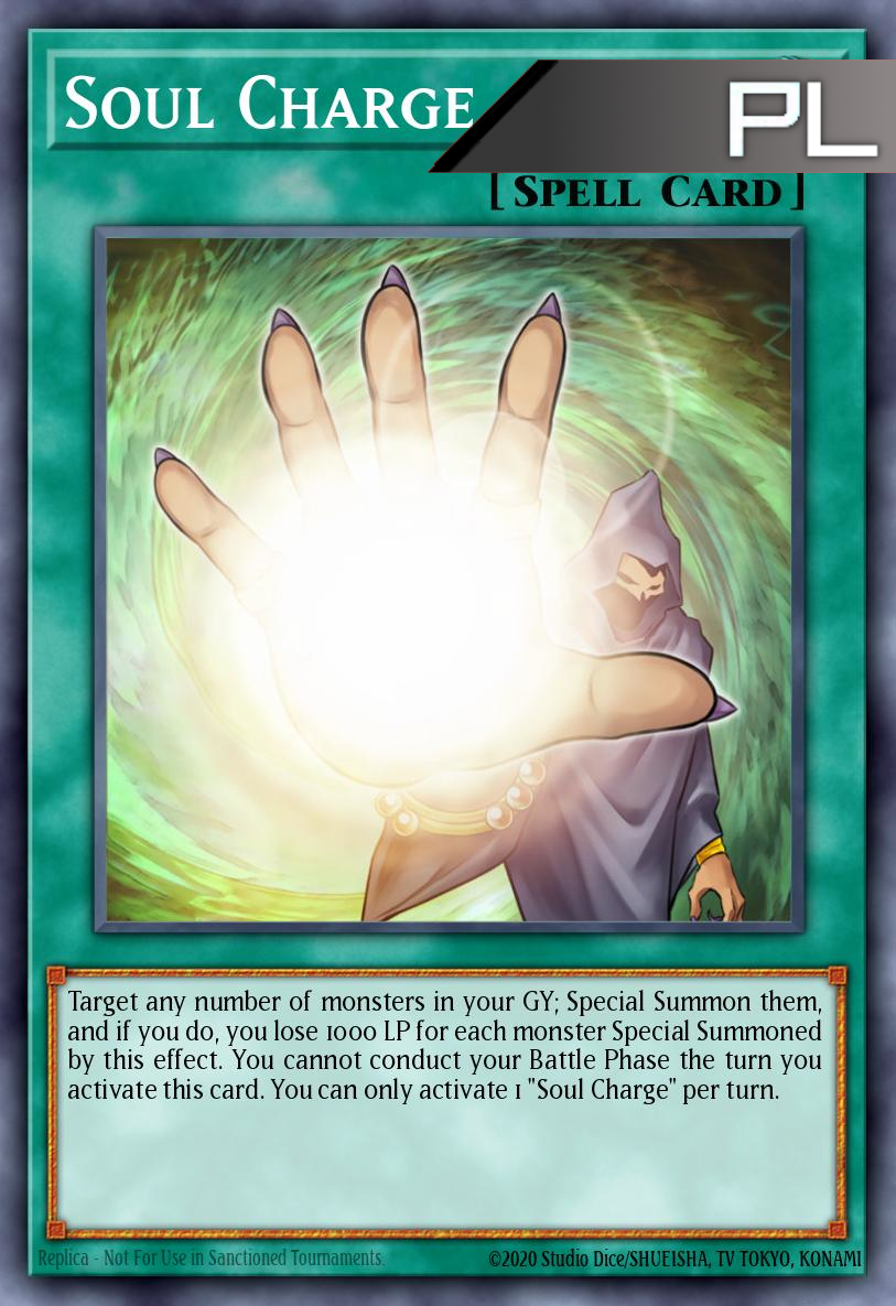 Soul Charge - RA04-EN222 - 1st Edition - Platinum Secret Rare