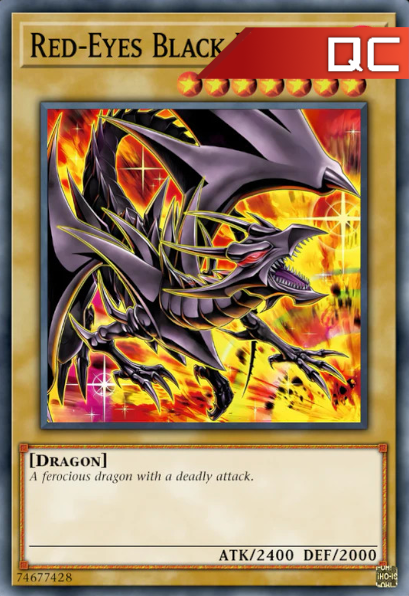 Red-Eyes Black Dragon (8th OCG Artwork) - RA04-EN109 - 1st Edition - Quarter Century Secret Rare