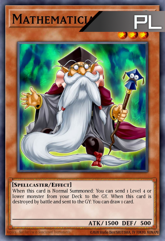 Mathematician - RA04-EN223 - 1st Edition - Platinum Secret Rare