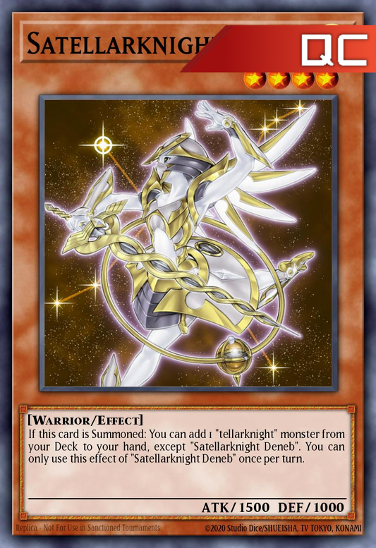 Satellarknight Deneb - RA04-EN227 - 1st Edition - Quarter Century Secret Rare