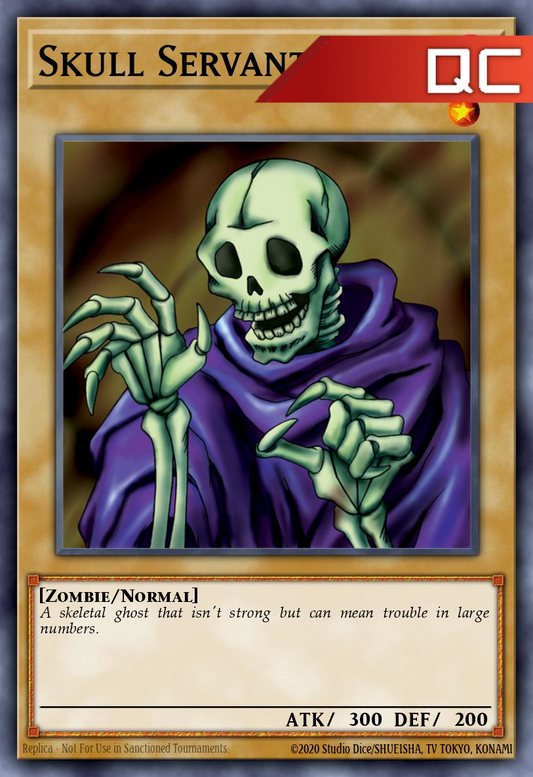 Skull Servant - RA04-EN110 - 1st Edition - Quarter Century Secret Rare