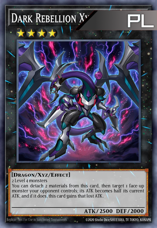 Dark Rebellion Xyz Dragon - RA04-EN237 - 1st Edition - Platinum Secret Rare