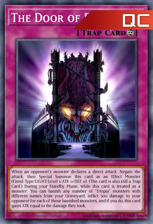 The Door of Destiny - RA04-EN240 - 1st Edition - Quarter Century Secret Rare