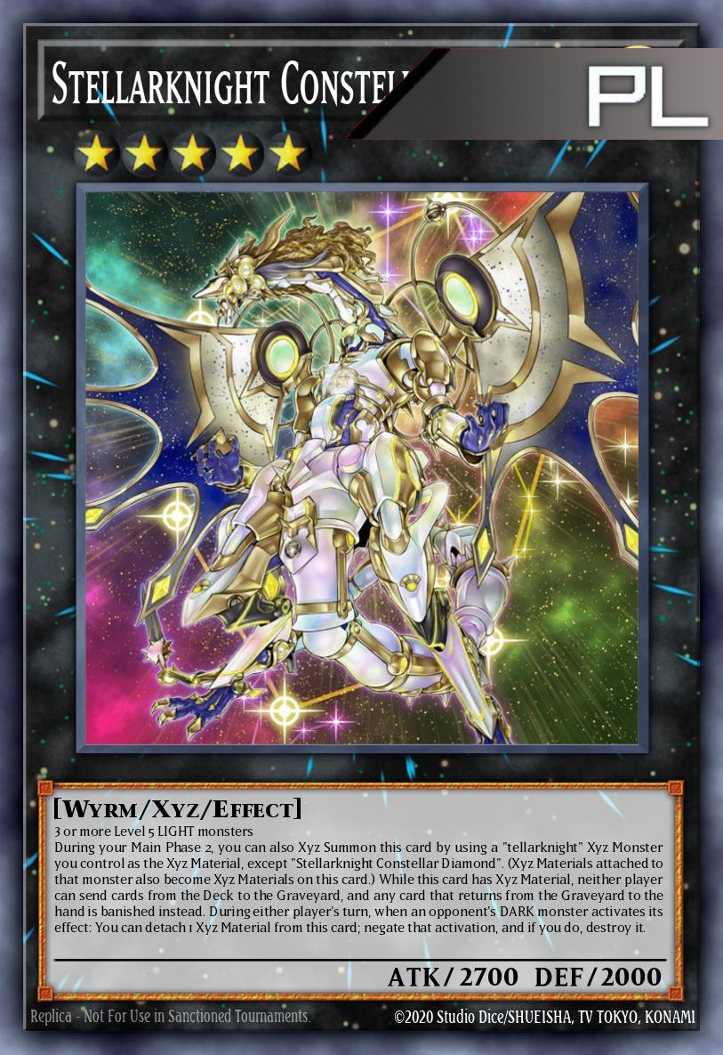 Stellarknight Constellar Diamond - RA04-EN241 - 1st Edition - Platinum Secret Rare
