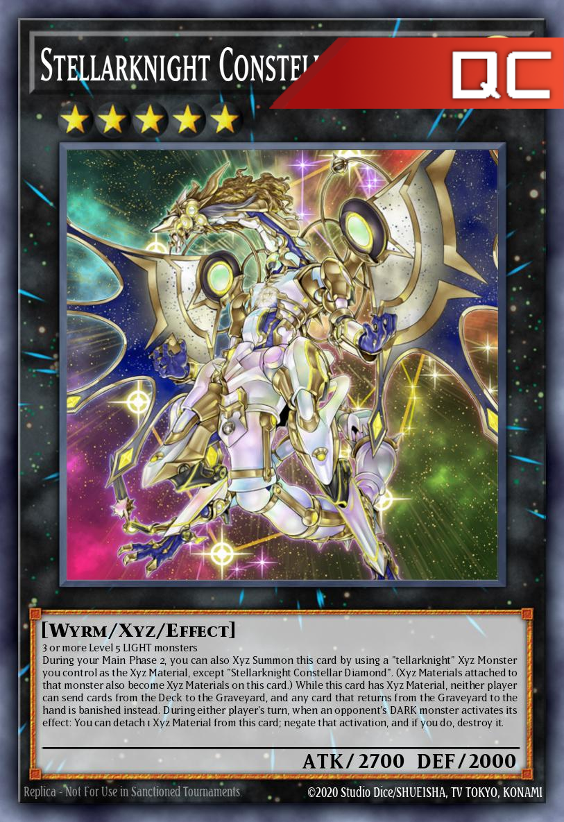 Stellarknight Constellar Diamond - RA04-EN241 - 1st Edition - Quarter Century Secret Rare