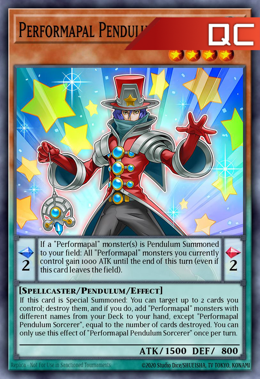 Performapal Pendulum Sorcerer - RA04-EN242 - 1st Edition - Quarter Century Secret Rare