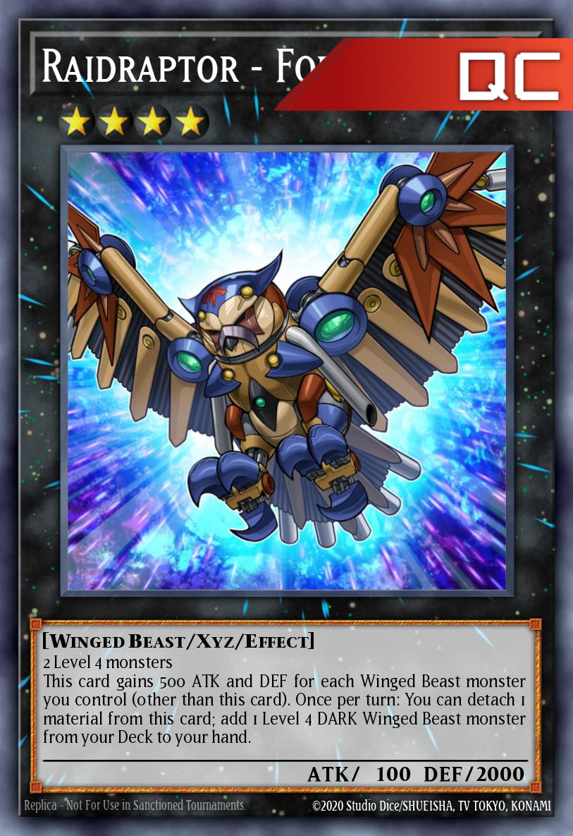 Raidraptor – Force Strix - RA04-EN243 - 1st Edition - Quarter Century Secret Rare