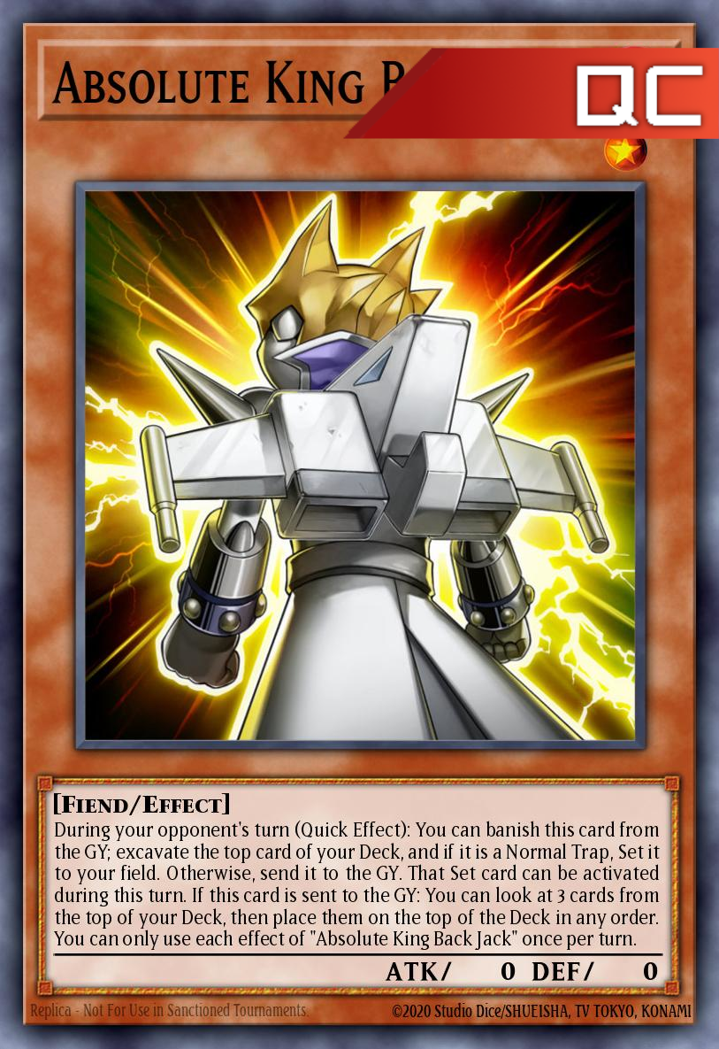 Absolute King Back Jack - RA04-EN244 - 1st Edition - Quarter Century Secret Rare