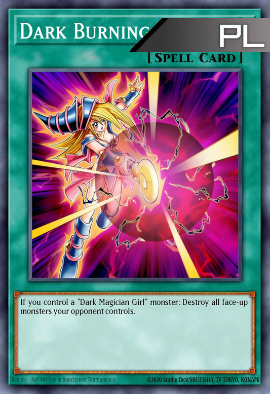 Dark Burning Attack - RA04-EN245 - 1st Edition - Platinum Secret Rare