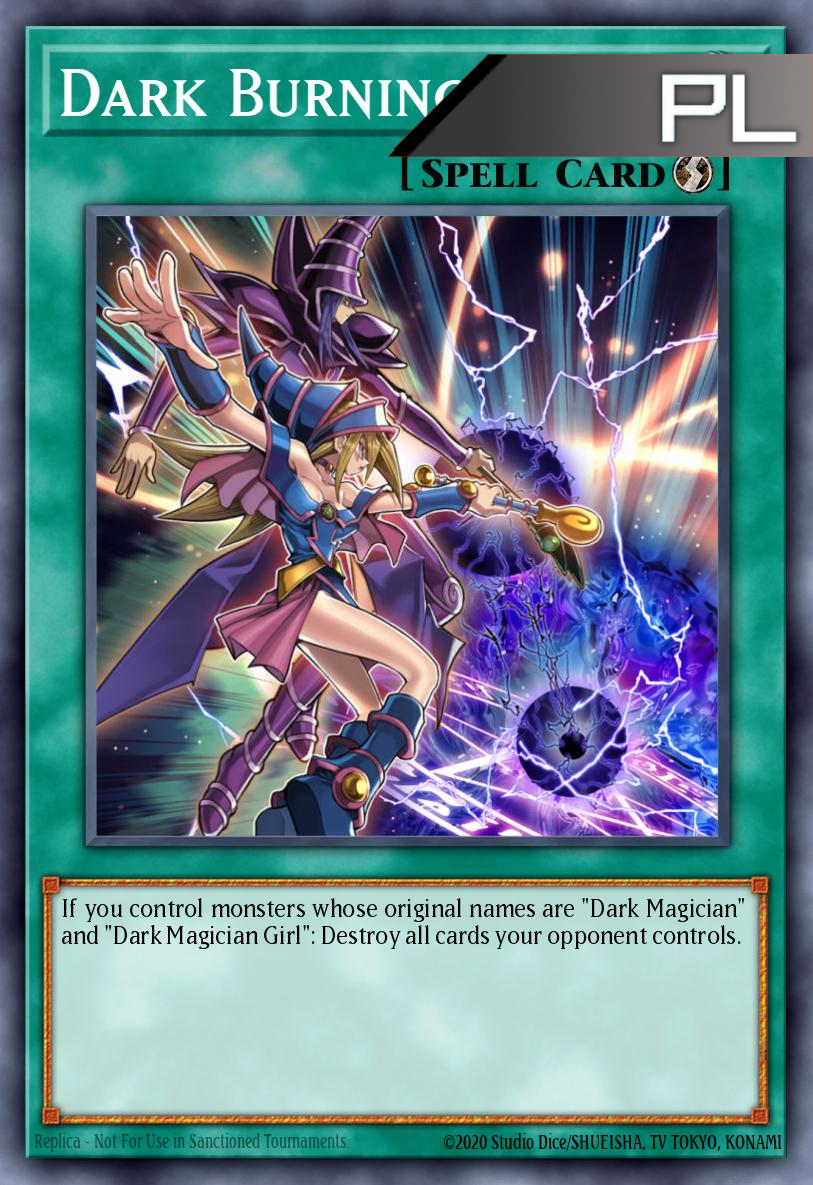 Dark Burning Magic - RA04-EN246 - 1st Edition - Platinum Secret Rare