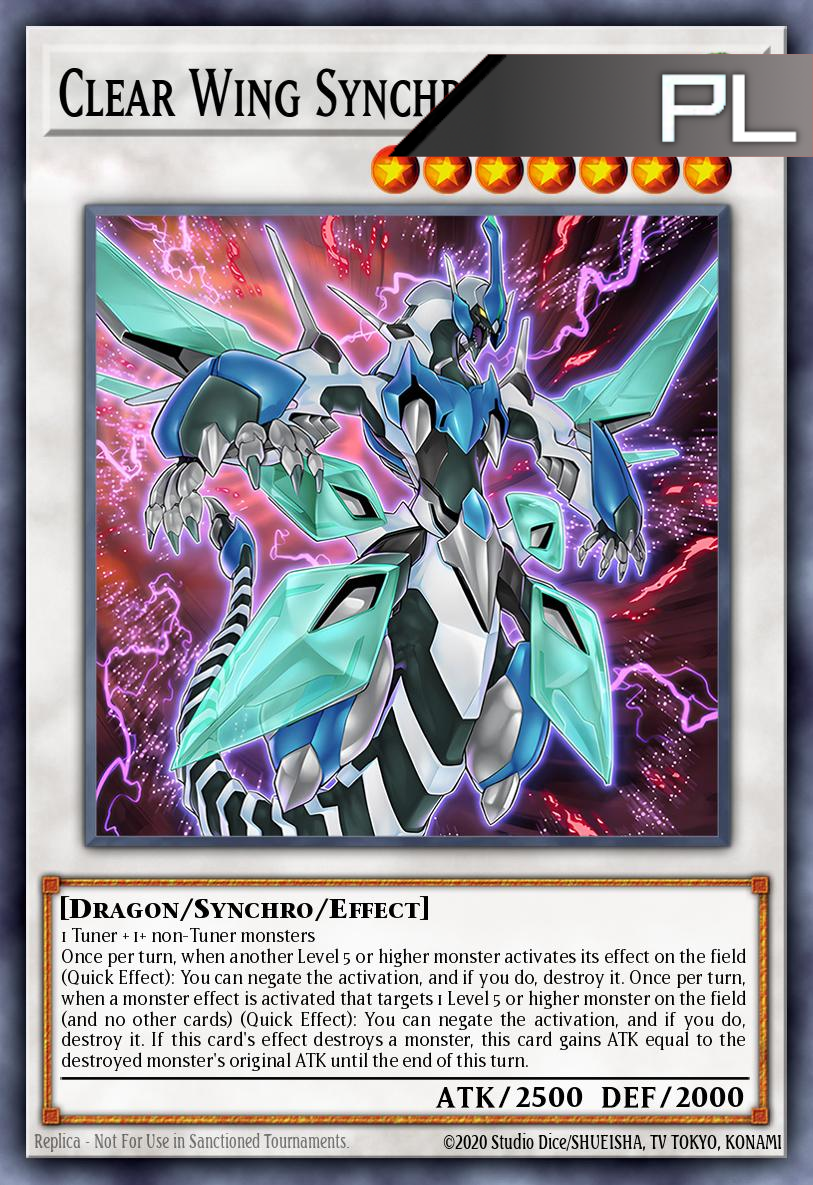 Clear Wing Synchro Dragon - RA04-EN249 - 1st Edition - Platinum Secret Rare
