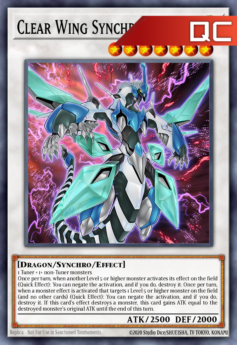 Clear Wing Synchro Dragon - RA04-EN249 - 1st Edition - Quarter Century Secret Rare