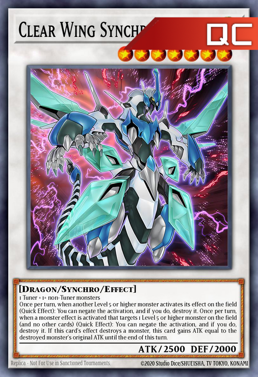 Clear Wing Synchro Dragon - RA04-EN249 - 1st Edition - Quarter Century Secret Rare