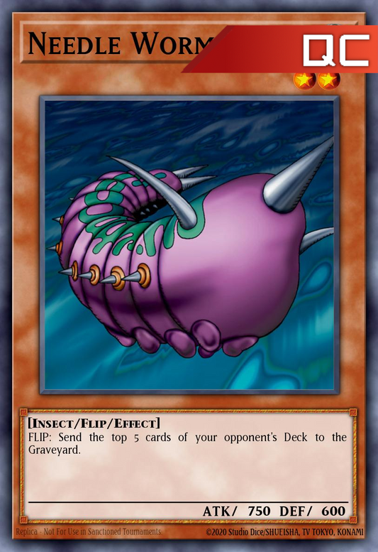 Needle Worm - RA04-EN112 - 1st Edition - Quarter Century Secret Rare