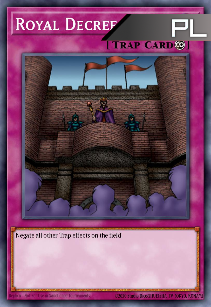 Royal Decree - RA04-EN113 - 1st Edition - Platinum Secret Rare