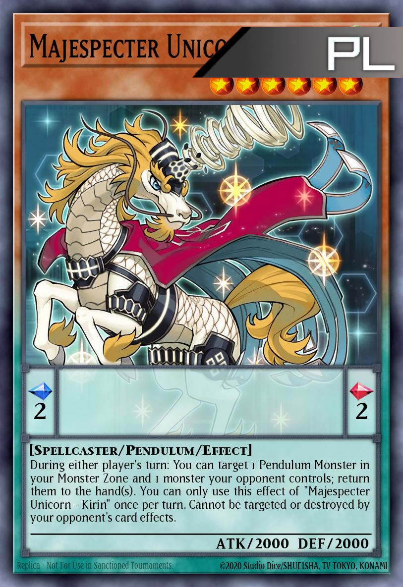 Majespecter Unicorn – Kirin - RA04-EN260 - 1st Edition - Platinum Secret Rare