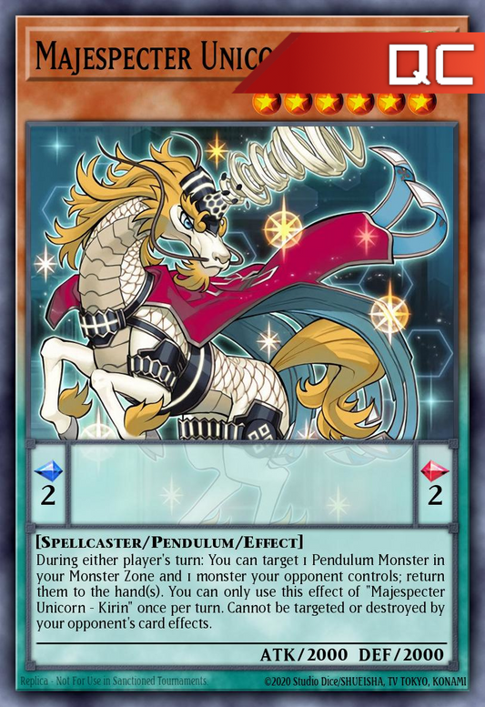Majespecter Unicorn – Kirin - RA04-EN260 - 1st Edition - Quarter Century Secret Rare