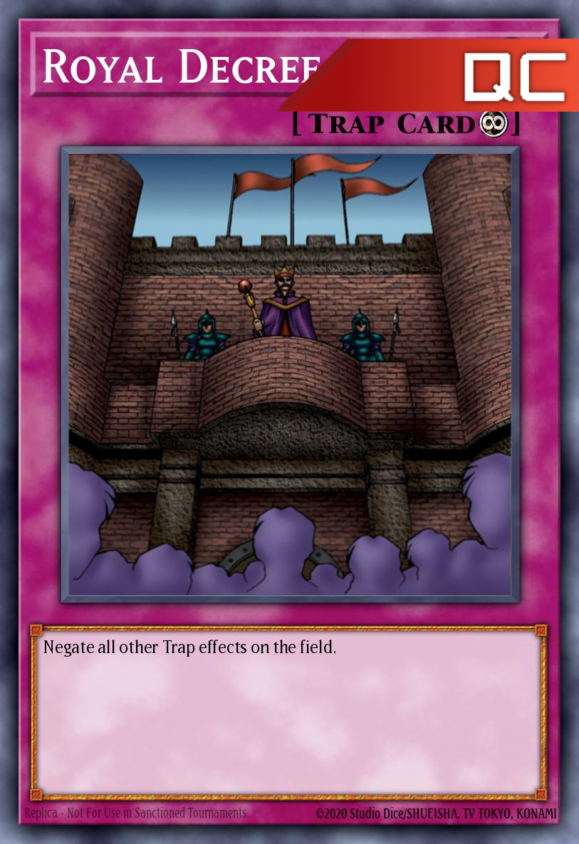 Royal Decree - RA04-EN113 - 1st Edition - Quarter Century Secret Rare