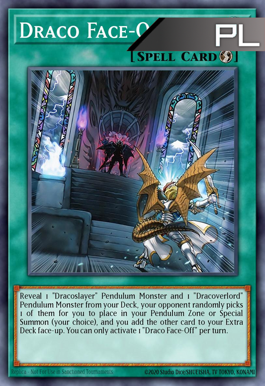 Draco Face-Off - RA04-EN262 - 1st Edition - Platinum Secret Rare