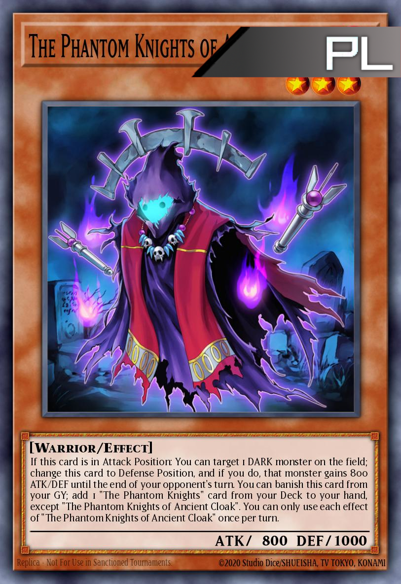 The Phantom Knights of Ancient Cloak - RA04-EN263 - 1st Edition - Platinum Secret Rare