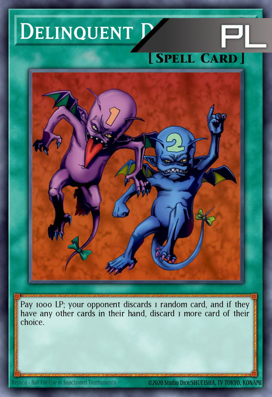 Delinquent Duo - RA04-EN114 - 1st Edition - Platinum Secret Rare