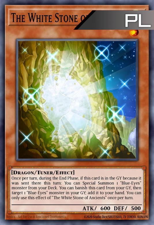 The White Stone of Ancients - RA04-EN267 - 1st Edition - Platinum Secret Rare