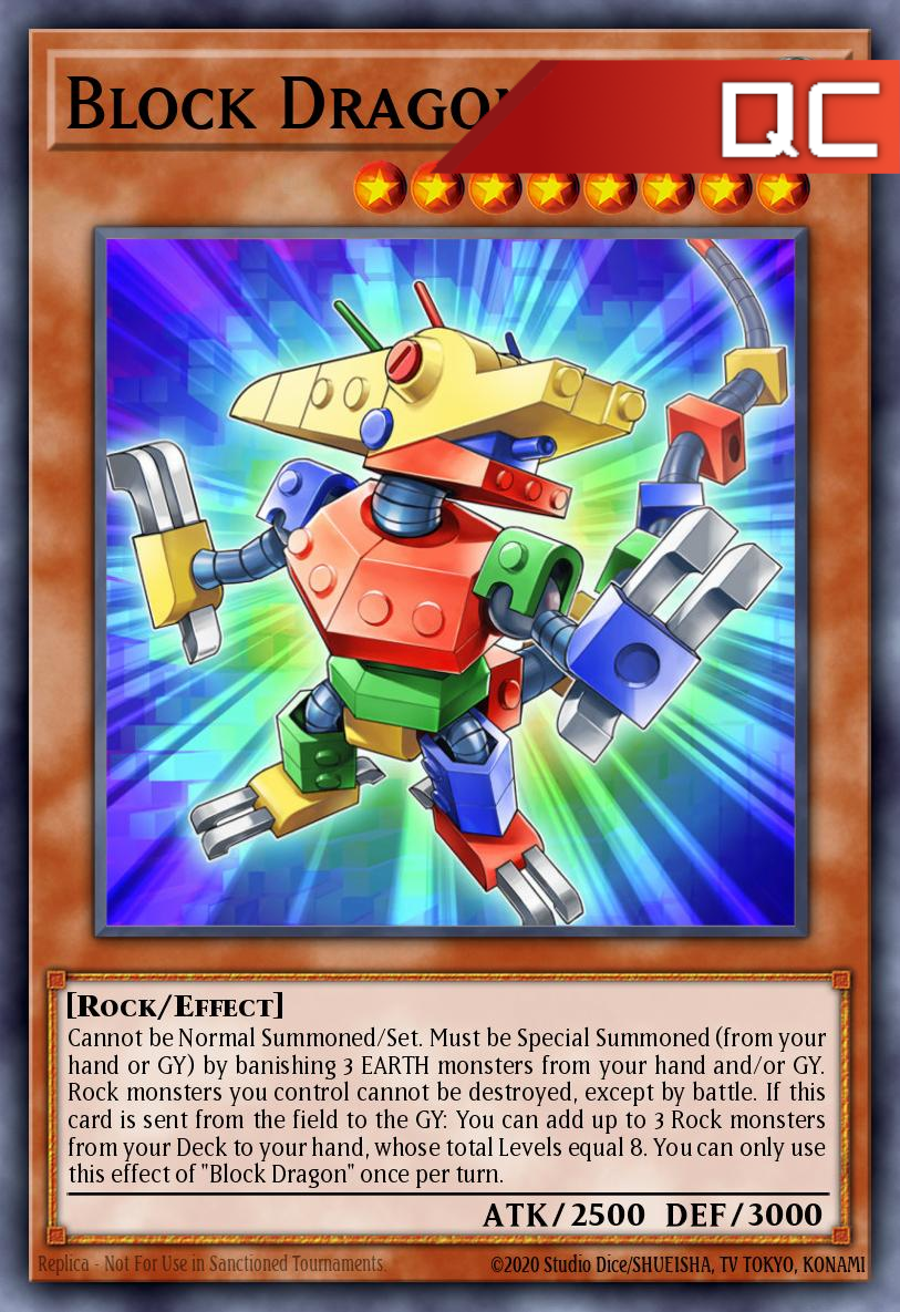 Block Dragon - RA04-EN268 - 1st Edition - Quarter Century Secret Rare