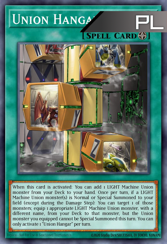 Union Hangar - RA04-EN270 - 1st Edition - Platinum Secret Rare