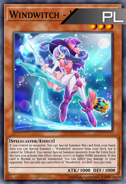 Windwitch – Ice Bell - RA04-EN273 - 1st Edition - Platinum Secret Rare