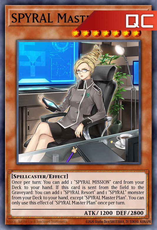 SPYRAL Master Plan - RA04-EN276 - 1st Edition - Quarter Century Secret Rare