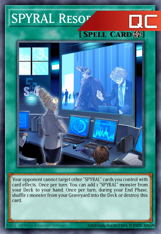 SPYRAL Resort - RA04-EN277 - 1st Edition - Quarter Century Secret Rare