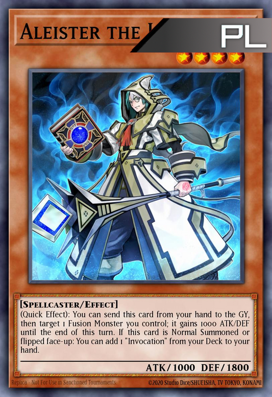 Aleister the Invoker (Orignal Art) - RA04-EN278 - 1st Edition - Platinum Secret Rare