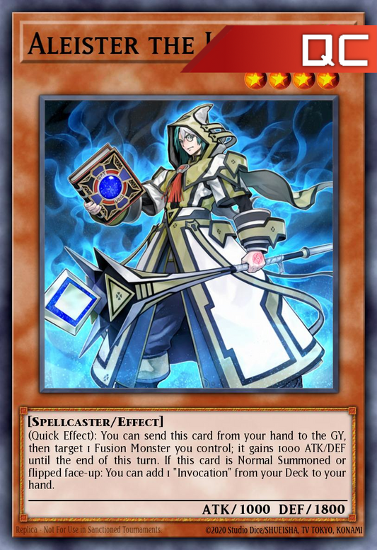 Aleister the Invoker (Orignal Art) - RA04-EN278 - 1st Edition - Quarter Century Secret Rare