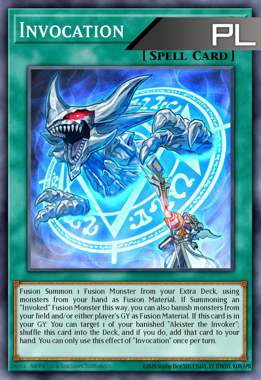 Invocation - RA04-EN281 - 1st Edition - Platinum Secret Rare