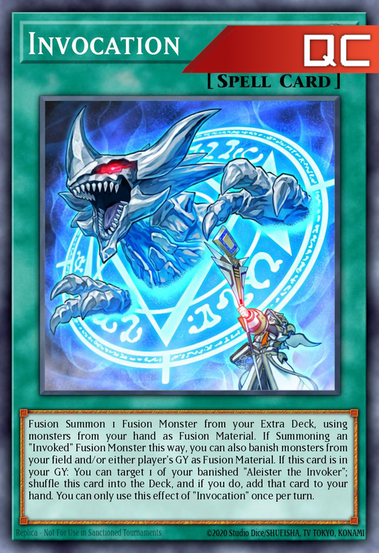 Invocation - RA04-EN281 - 1st Edition - Quarter Century Secret Rare