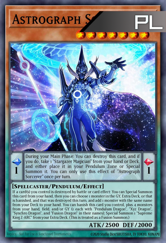 Astrograph Sorcerer - RA04-EN282 - 1st Edition - Platinum Secret Rare