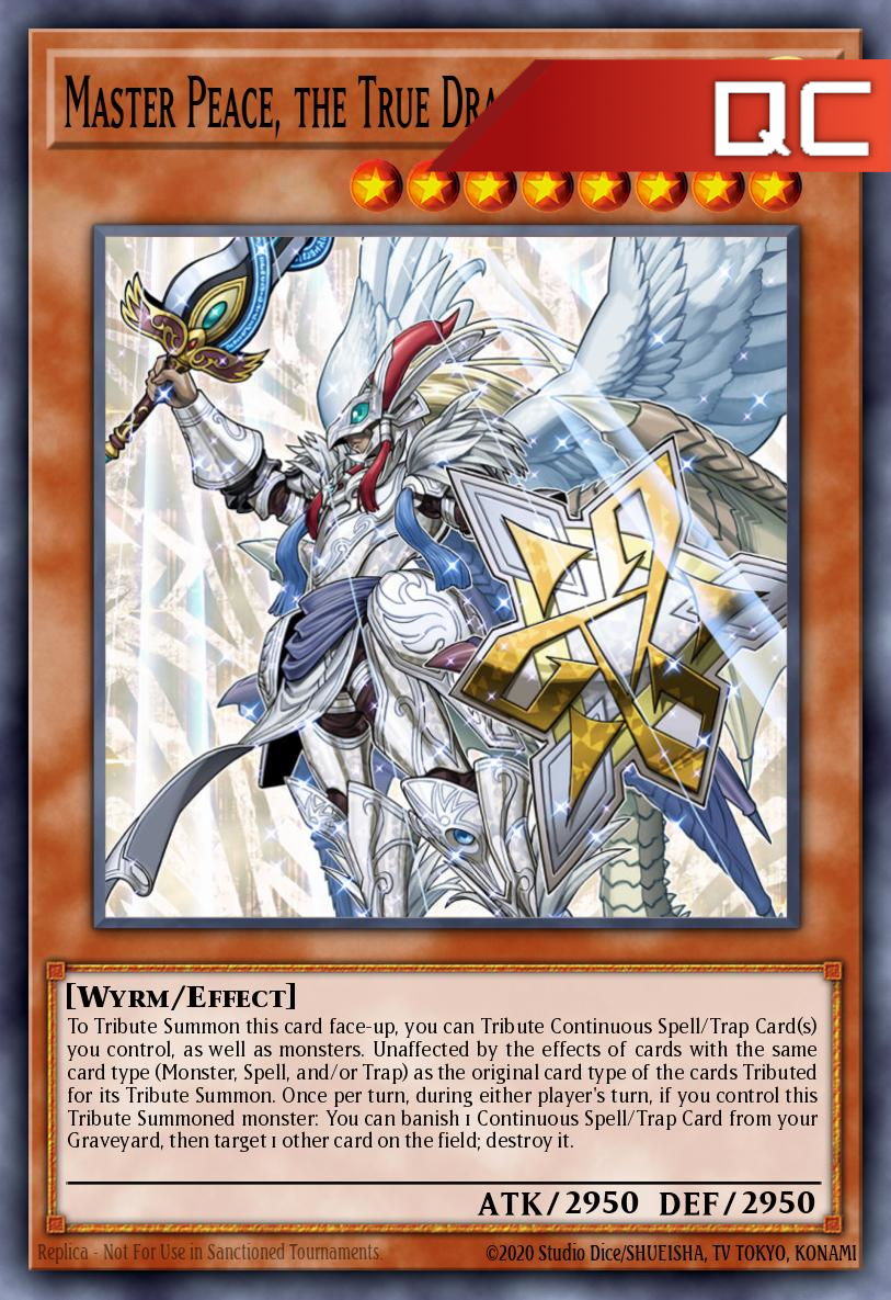 Master Peace, the True Dracoslaying King - RA04-EN283 - 1st Edition - Quarter Century Secret Rare