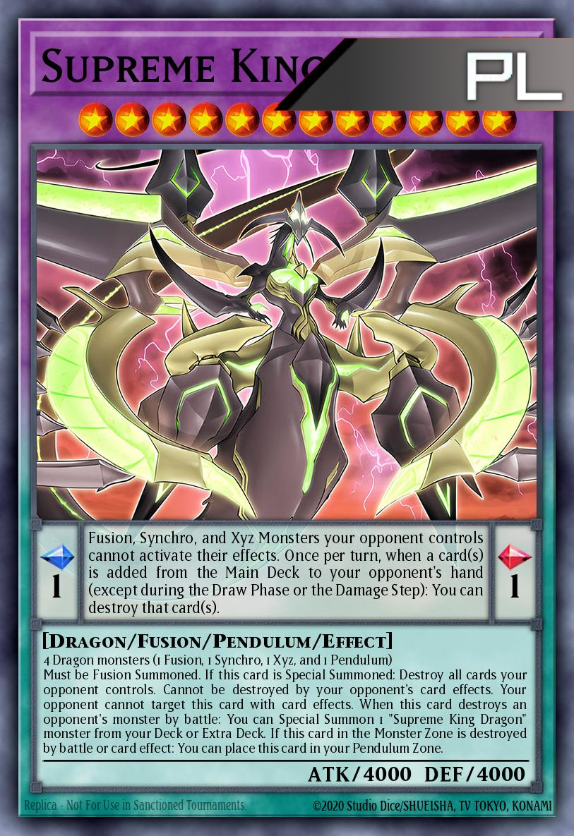 Supreme King Z-ARC - RA04-EN284 - 1st Edition - Platinum Secret Rare