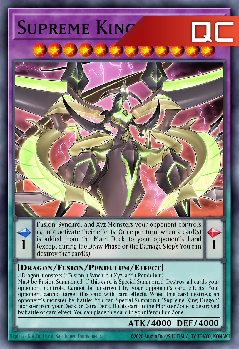 Supreme King Z-ARC - RA04-EN284 - 1st Edition - Quarter Century Secret Rare